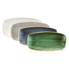 Churchill Stonecast Chefs' Oblong Platter 10.5x5" (Pack of 12)