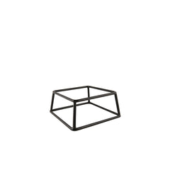 GenWare Black Anti-Slip Rectangular Buffet Riser 18x8cm