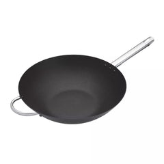 MasterClass Professional Carbon Steel Non-Stick Wok 14"
