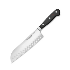Wüsthof Black Stainless Steel Classic Santoku Knife 7"