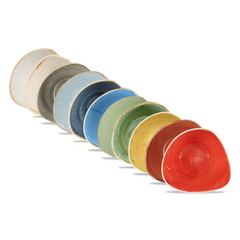 Churchill Stonecast Triangular Bowl 7.25" (Pack of 12)