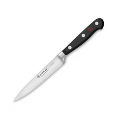 Wüsthof Black Stainless Steel Classic Utility Knife 4.5"