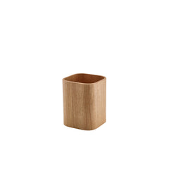 GenWare Light Wood Veneer Cutlery Holder 9x9x11cm